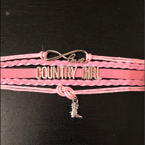 Love‎ Country Girl Bracelet With Boot Charm - Picture 1 of 4